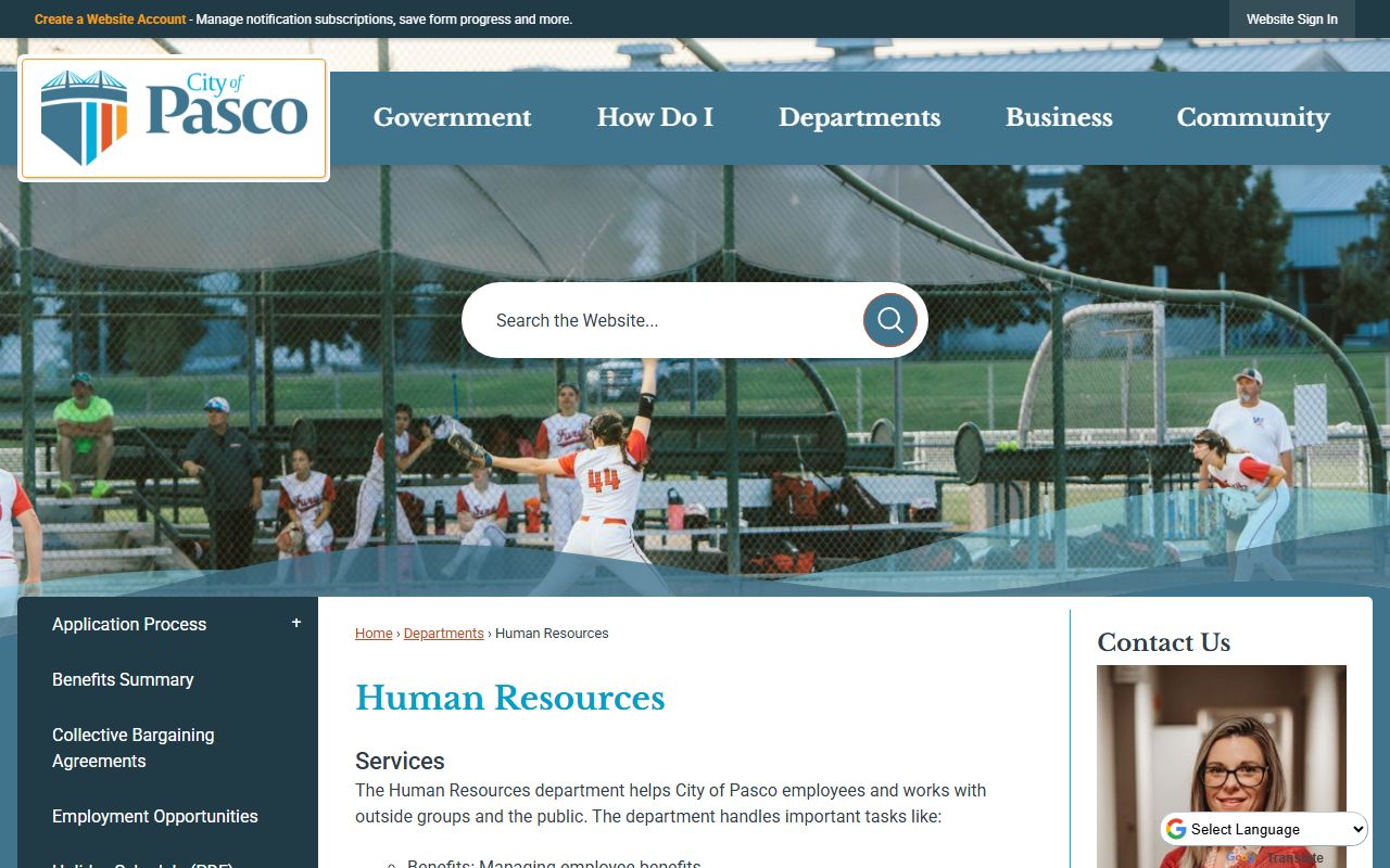 Pasco City Clerk office for city records and public records requests