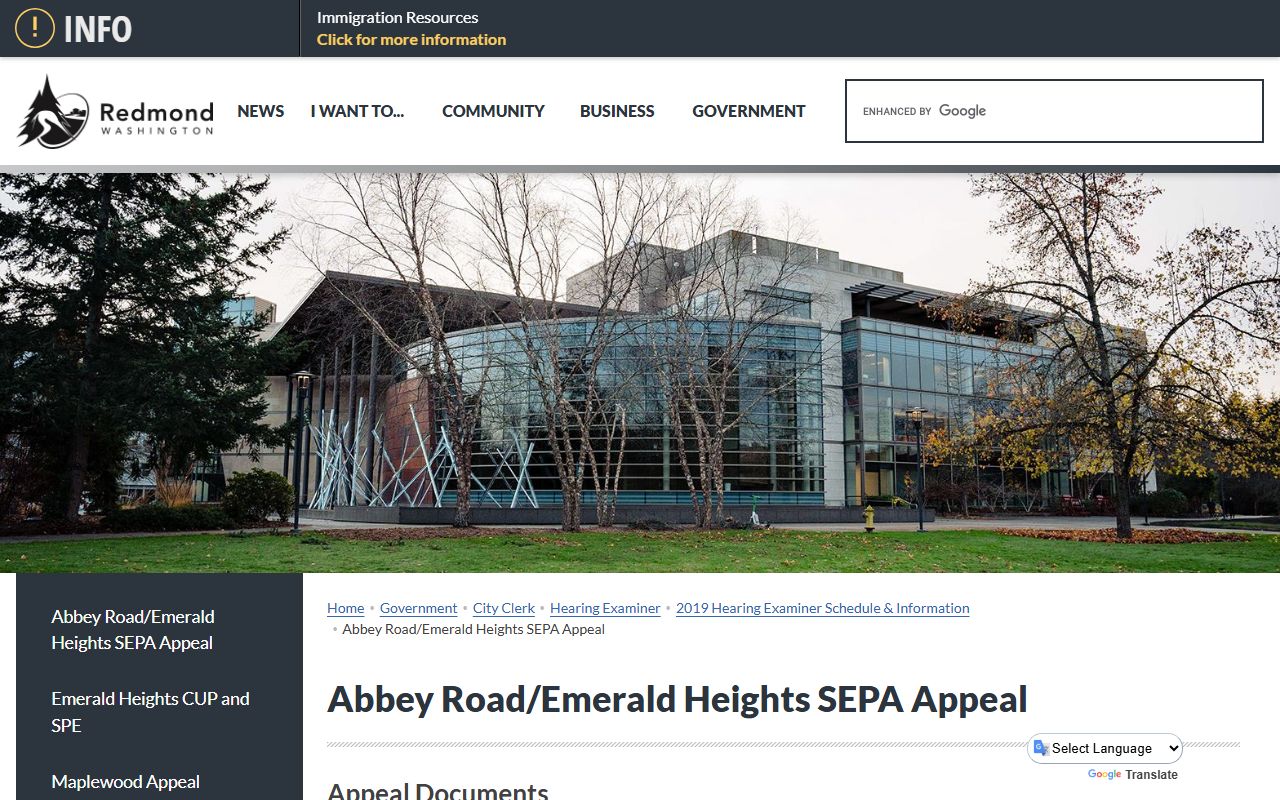 Redmond permits and property records portal for city-level property research