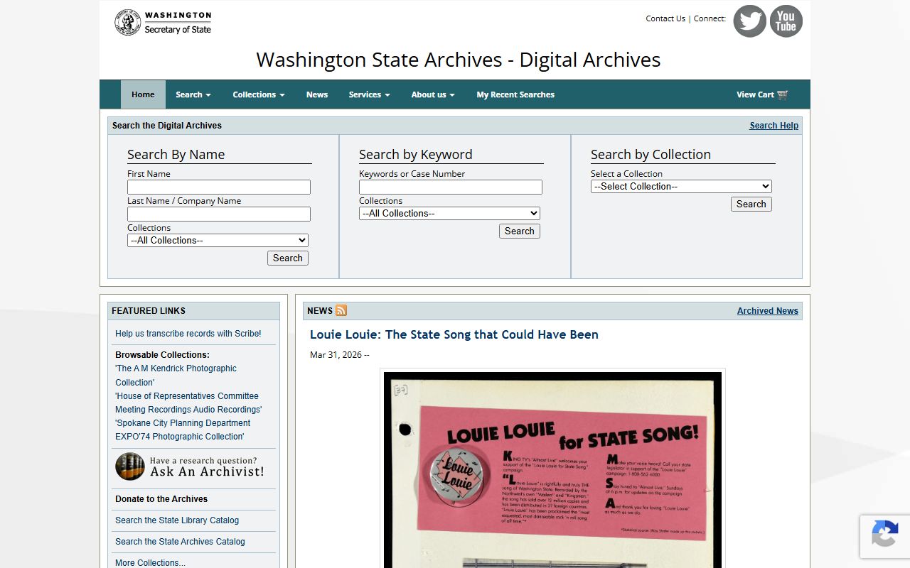 Washington State Digital Archives historical deed records from Asotin County